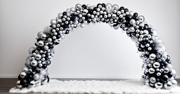 Créez la décoration parfaite avec une arche de ballon pour noël